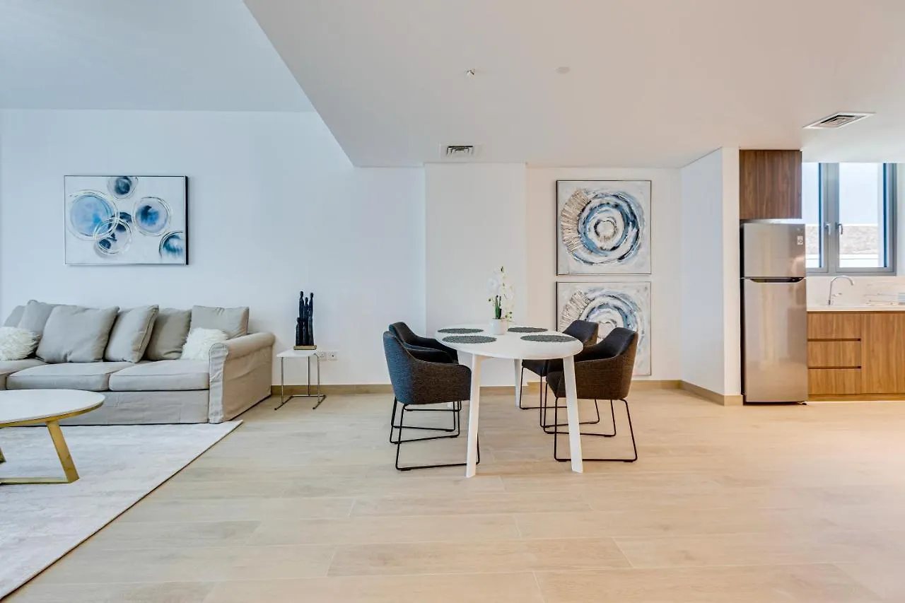 Lovely Sea View Apt La Cote 1 La Mer 1Min To Beach 迪拜 公寓