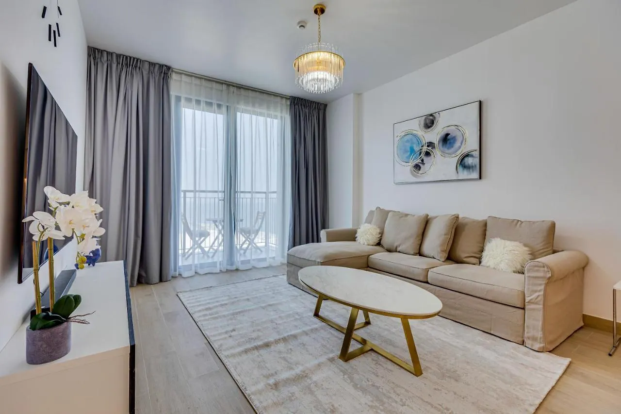 Lovely Sea View Apt La Cote 1 La Mer 1Min To Beach 迪拜 0*,