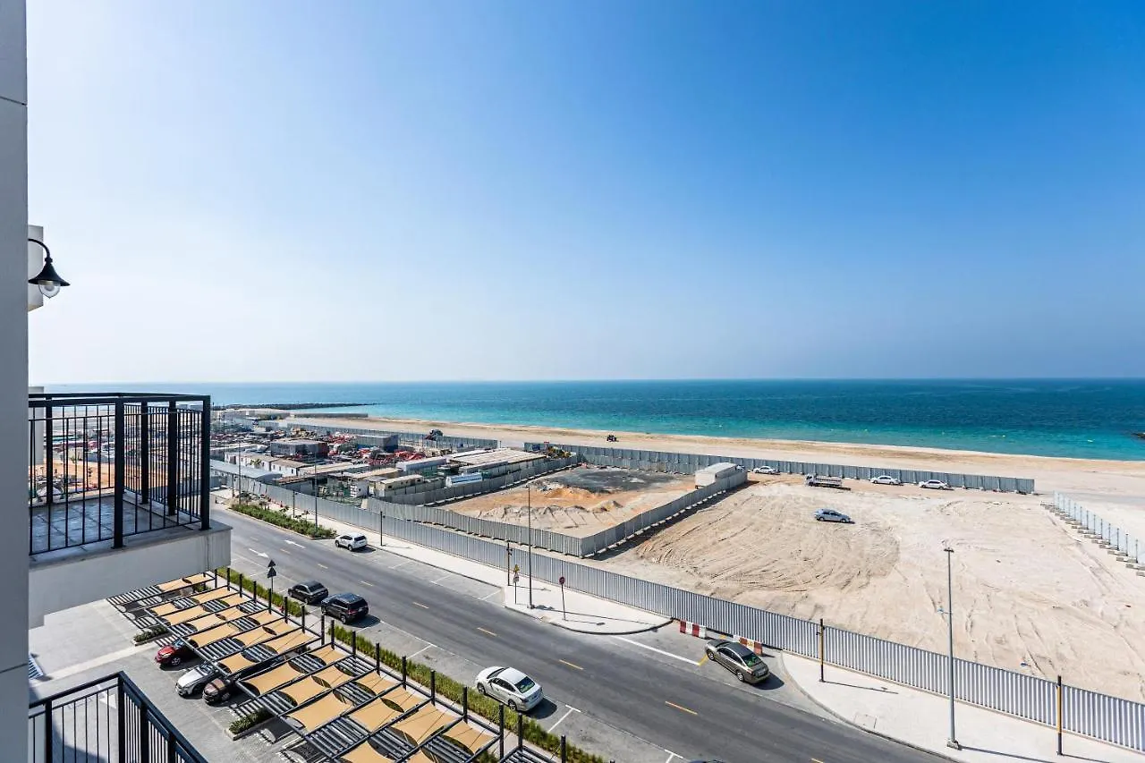 Lovely Sea View Apt La Cote 1 La Mer 1Min To Beach 迪拜 公寓