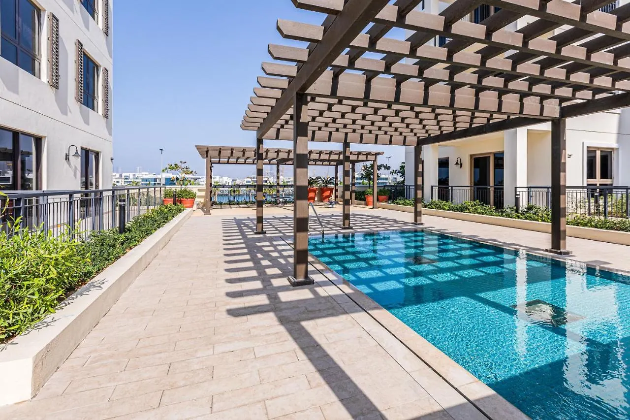 Lovely Sea View Apt La Cote 1 La Mer 1Min To Beach 迪拜